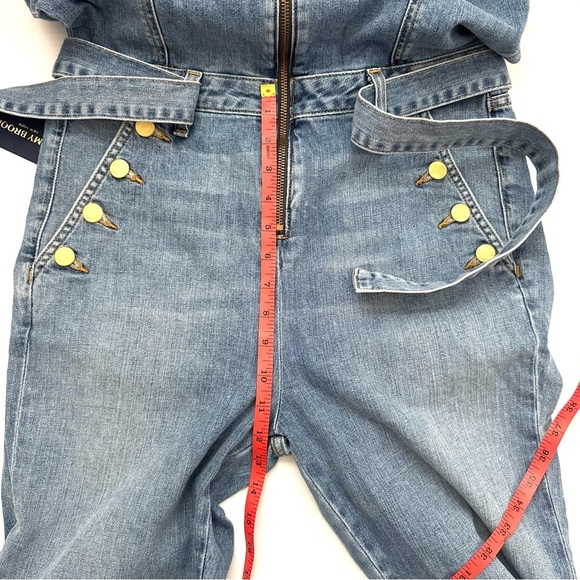 Ramy Brook Helena Denim Jumpsuit One Piece Size 29 - Picture 10 of 13